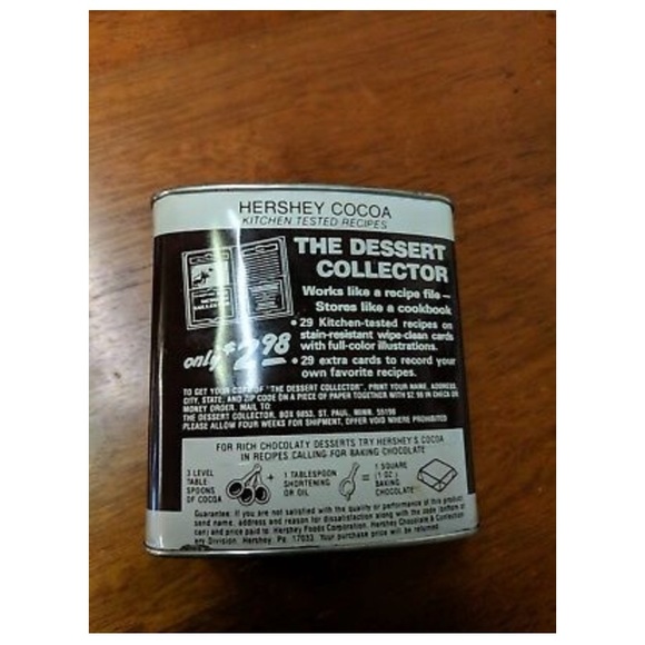 VINTAGE HERSHEY'S  8 oz COCOA Tin - Picture 4 of 5